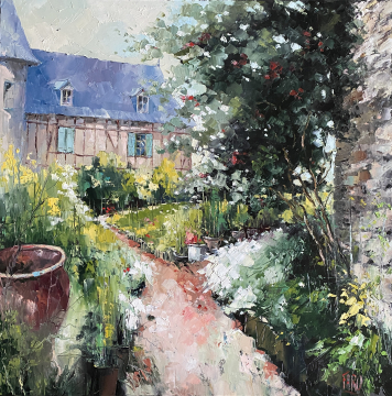 Roger FAGES - Jardin dans la vieille ville