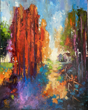 Roger FAGES - La forêt rouge