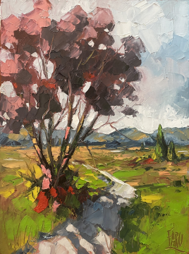 Roger FAGES - L arbre rose