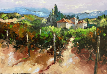 Roger FAGES - Le village au bout des vignes