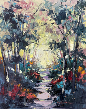 Roger FAGES - Couleurs des sous bois