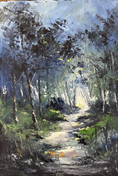 Roger FAGES - Le soleil au bout du chemin