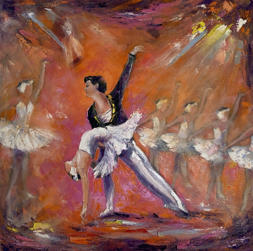 Roger FAGES - Le lac des cygnes