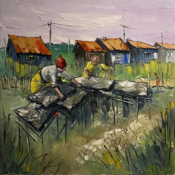 Roger FAGES - Cabanes à huître à Marennes Oleron (17)