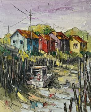 Roger FAGES - Cabane à huître à Marennes Oléron